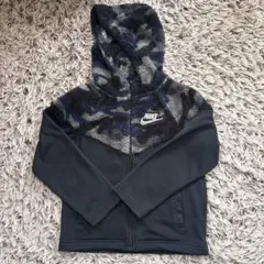 NIKE フリースジャケット 迷彩柄 キッズ　130 140
