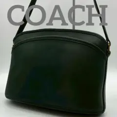 OLD COACH オールドコーチ USA製 ショルダーバッグ ダークグリーン