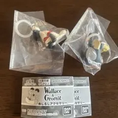 wallace&gromit ウォレスとグルミットめじるしアクセサリー2個セット
