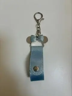 ディズニー カチューシャ ホルダー シルバー 青 水色 ミニー