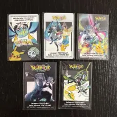 ポケミク アクリルカード 初音ミク ポケモン ピカチュウ コンプリート5