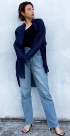 credona カットオフストレートデニム　サイズ0