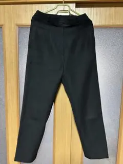 ブラック ストレートレッグ スラックス(日本製)