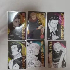 呪術廻戦展　箔押しクリアカードコレクション　 6枚セット