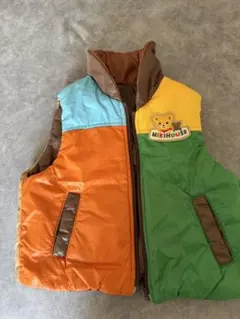 MIKIHOUSE リバーシブルダウンベスト 100cm