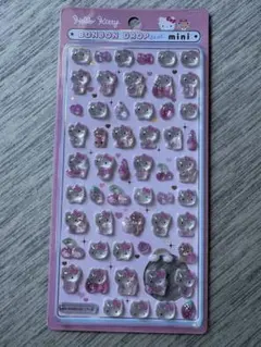 正規品 ボンボンドロップシール ミニ ハローキティ ピンク