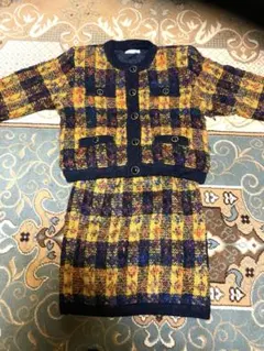 【美品】セットアップ(イエロー×ブラック・Mサイズ)