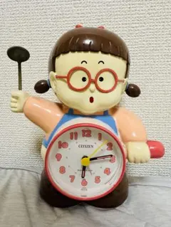 昭和レトロ 目覚まし時計 おたまちゃん 動作確認済み CITIZEN - メルカリ