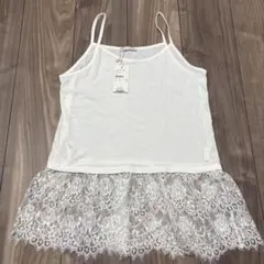 RETRO GIRL ホワイトキャミソール M