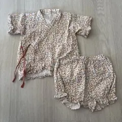 ベビー甚平 花柄 セパレート 95cm