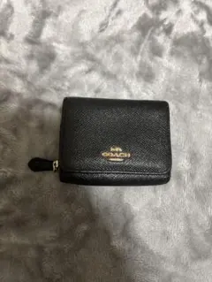 COACH 長財布 F74597 ブラック/チャコール シグネチャー柄 - メルカリ