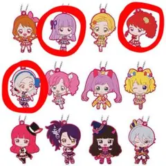 アイカツ　ラバーストラップ　3個まとめ売り