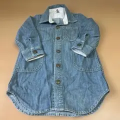 ユナイテッドアローズ　デニムワンピース 長袖 キッズ　105センチ