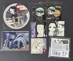 鬼滅の刃 魘夢 コースター 累 珠世 愈史郎 産屋敷耀哉 スクエアステッカー