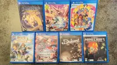 ［中古品］PlayStation Vita ソフト 7本セット PSヴィータ