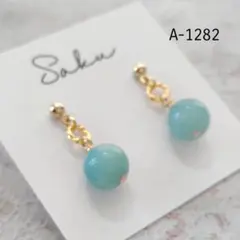 アマゾナイト ピアス