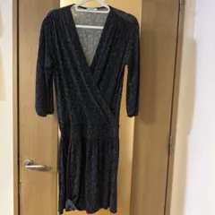 EGERIE PARISダークグリーン 花柄 ワンピース　チュニック フランス製