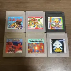 ゲームボーイソフト6本　ぷよぷよ、テトリス他