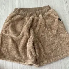 子供ベージュ フリース ハーフパンツ140