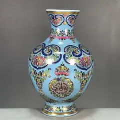 夜光磁器パステル琺瑯彩九龍紋賞瓶 景徳鎮 陶磁器 装飾品 現代工芸品美術品 置物 夜光磁器パステル琺瑯彩九龍紋賞瓶 景徳鎮 陶磁器 装飾品 現代工芸品