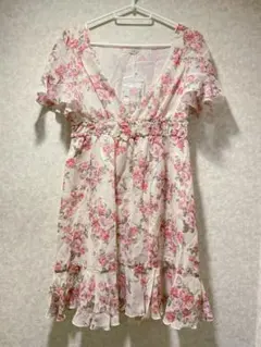 L'EST ROSE レストローズ 薔薇柄 チュニック ワンピース