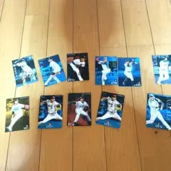 プロ野球 カルビー トレーディングカード 11枚セットパ・リーグ　サイン入りあり