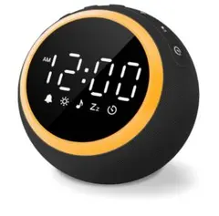 ホワイトノイズマシン 目覚まし時計 大音量 置きデジタル時計 ライト アラーム