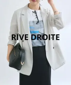 美品　リヴドロワ　【軽くて涼しい】メッシュテーラードジャケット