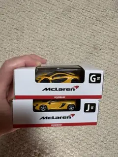 新品 京商 G賞 1/64 マクラーレン P1（イエロー） J賞 650Sクーペのサムネイル