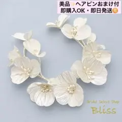 ほぼ未使用✨Bliss ブライダル　ヘッドドレス　ヘッドアクセサリー　結婚式