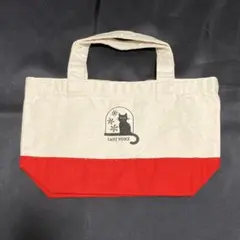 カフェ・ベローチェ　黒猫トートバッグ　中古品　匿名配送