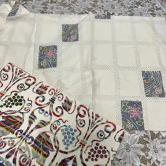 ２点セット！紬織型絵訪問着&紅型名古屋帯 トールサイズ