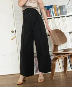 メゾンスペシャル ダブル ウエスト カーゴ パンツのサムネイル