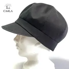 【訳有】CA4LA カシラ 日本製 UVケア 綿麻ビッグシルエットのキャスケット