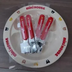 MIKIHOUSE お子さまプレート＆カトラリー 2セット