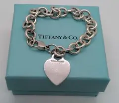 Tiffanyティファニー ブレスレット ハートタグ シルバー925 重量33gのサムネイル