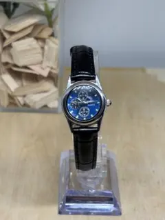 Andre Mouche アンドレムッシュ バングルウォッチ 花柄ネイビー不動品