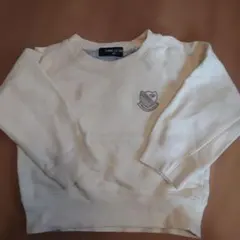 コムサ　コムサイズム 白　 長袖　トレーナー