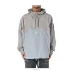 Nike ナイロンアノラックジャケット グレー