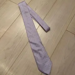#14 LOUIS VUITTON 薄紫 ドット柄 ネクタイのサムネイル