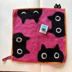新品ATSUKO MATANO 猫柄 ミニタオル