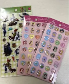 ディズニー ストーンシール 他 3点セット