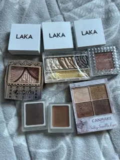 アイシャドウ セット まとめ 売り LAKA セザンヌ キャンメイク 無印良品