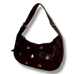 Y2K Archive Leather Bag Grunge studs