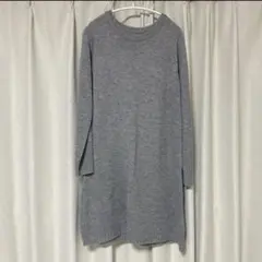 ニットワンピース 膝丈