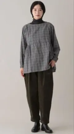 新品 studio clip natural by clip チェックギャザーのサムネイル