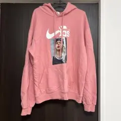 NIKE &adidasピンク フード付きパーカー
