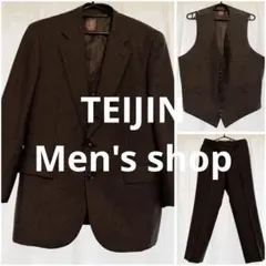 ダーク/チャコールグレー スーツセット（ジャケット、ベスト、パンツ）