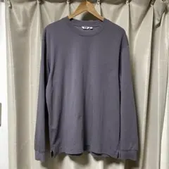 UNIQLO U エアリズムコットンクルーネックTシャツ XL パープル