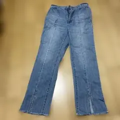 カットオフ デニムパンツ ブルー M